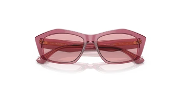 عینک آفتابی شیشه‌ای امپریو آرمانی - Emporio Armani EA4187 با بدنه صورتی و عدس صورتی - بالا