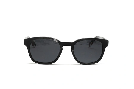 عینک آفتابی گرد کائوچویی موستانگ - MUSTANG MU2281 رنگ مشکی - عکاسی وحدت - زاویه رو به رو