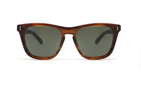 Oliver Peoples OV5449SU - عینک آفتابی کائوچویی ایورپیپلز رنگ قهوه ای هاوانا و عدسی دودی - فریم مربعی شکل - عکس زاویه روبرو
