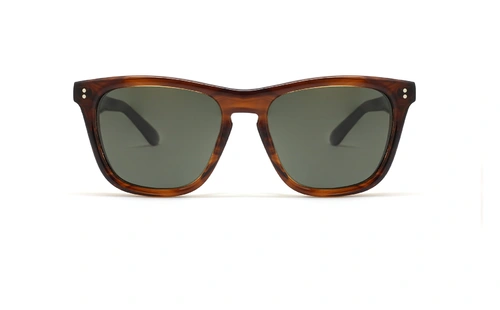 Oliver Peoples OV5449SU - عینک آفتابی کائوچویی ایورپیپلز رنگ قهوه ای هاوانا و عدسی دودی - فریم مربعی شکل - عکس زاویه روبرو