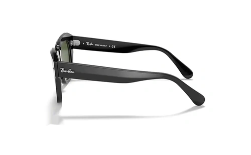 عینک آفتابی ویفیرر کائوچویی ری بن مدل استریت - Ray Ban STATE STREET RB2186 - فریم مشکی - عدسی سبز