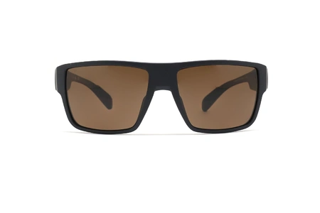 عینک آفتابی ورزشی فریم مشکی عدسی قهوه ای آدیداس - عکس از زاویه روبرو