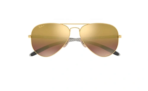 عینک آفتابی خلبانی کرومانس پلاریزه ری بن - RayBan polarized  RB8317 CHROMANCE - عکس زاویه روبرو