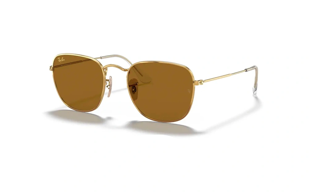 عینک آفتابی فلزی ری بن مدل فرانک لجند - Ray Ban FRANK LEGEND RB3857 - عکس از زاویه سه رخ