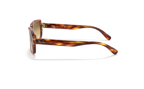 عینک آفتابی کائوچویی مستطیل ری بن مدل بِنجی - Ray Ban BENJI RB2189 - عکس از زاویه سه کنار