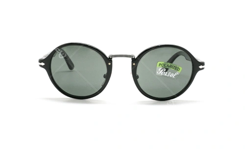 عینک آفتابی کائوچویی گرد پولاریزه پرسول - Persol PO3129 - عکس زاویه روبرو