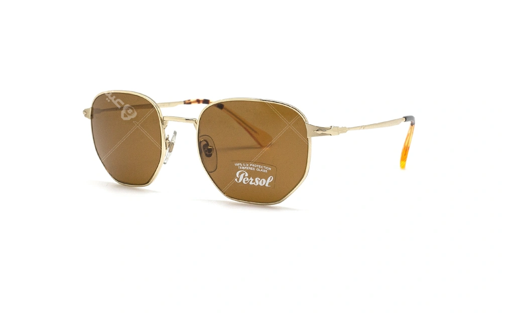 عینک آفتابی فلزی چند ضلعی پرسول - PERSOL PO2446s - عکاسی وحدت - عکس زاویه سه رخ