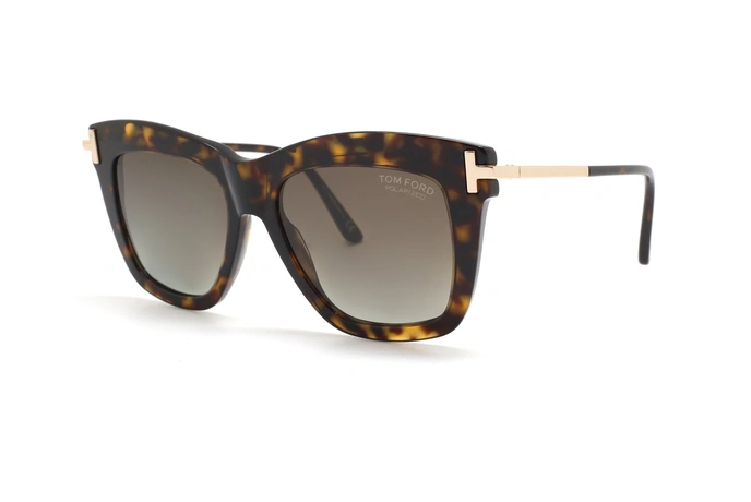 عینک آفتابی تام فورد زنانه پولاریزه - زاویه سه رخ