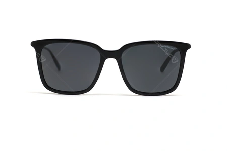 عینک آفتابی مون بلان کائوچویی مشکی رنگ - زاویه روبرو