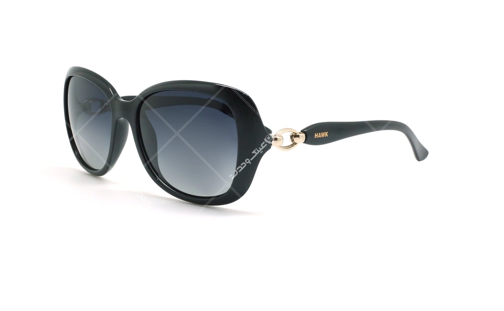 عینک آفتابی پلاریزه هاوک - HAWK POLARIZED HW1633 - مشکی - عکاسی وحدت - زاویه سه رخ 