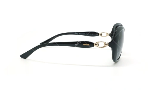 عینک آفتابی پلاریزه هاوک - HAWK POLARIZED HW1633 - مشکی - عکاسی وحدت - زاویه کنار