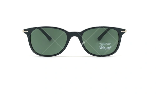عینک آفتابی بیضی پرسول - Persol Polarized PO3183S - مشکی - عکاسی وحدت - زاویه روبرو