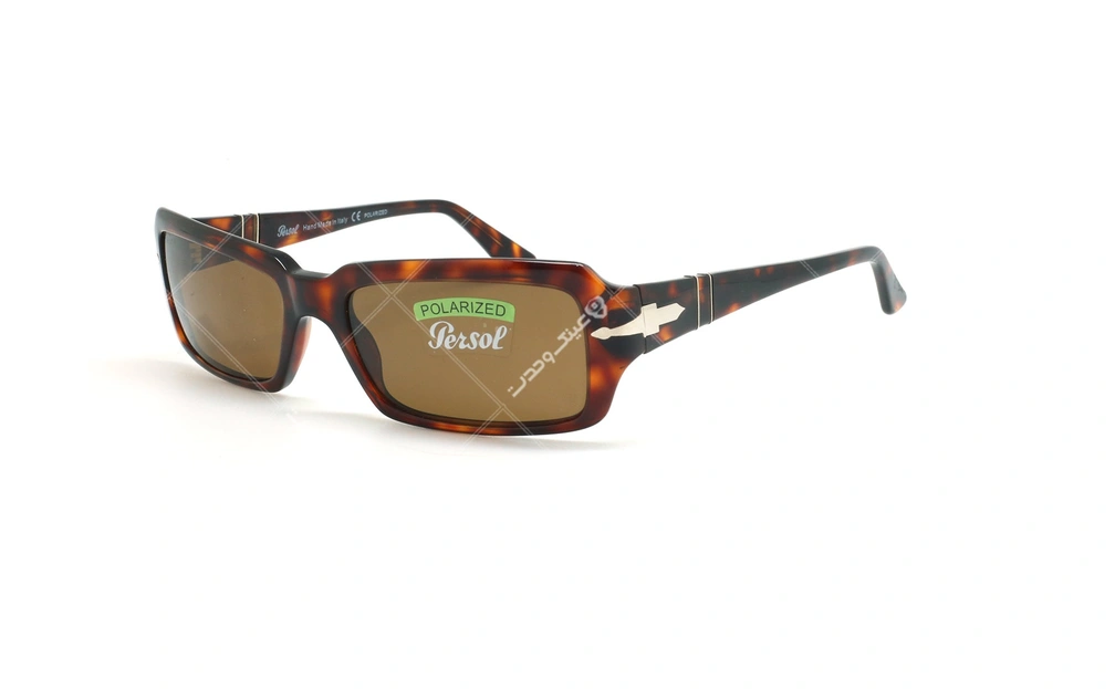 عینک آفتابی پولاریزه پرسول - Persol Polarized PO2847S - قهوه ای هاوانا - عکاسی وحدت - زاویه سه رخ 