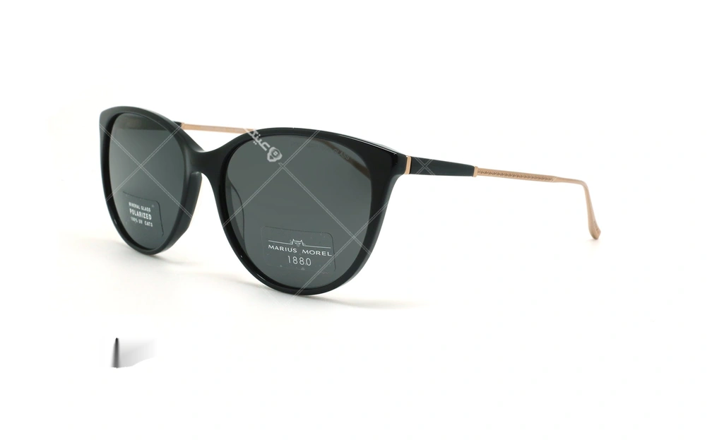 عینک آفتابی گربه ای ماریوس مورل Marius Morel Polarized 60058M - مشکی - عکاسی وحدت - زاویه سه رخ 
