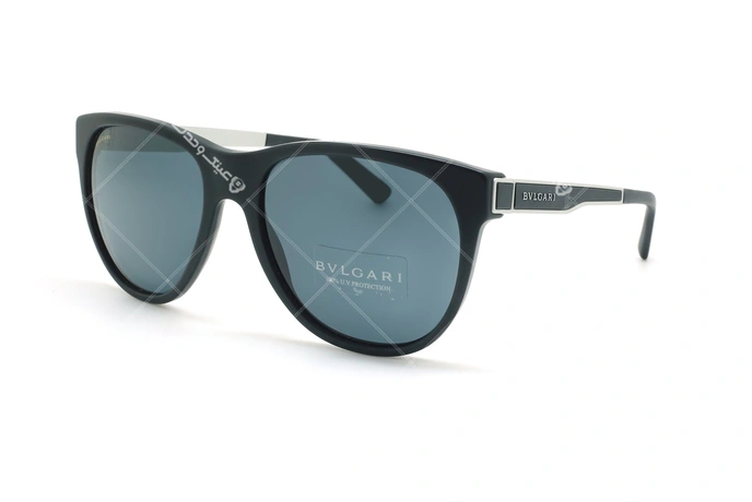 عینک آفتابی کائوچویی بولگاری - Bvlgari BV7025 - مشکی - عکاسی وحدت - زاویه سه رخ 