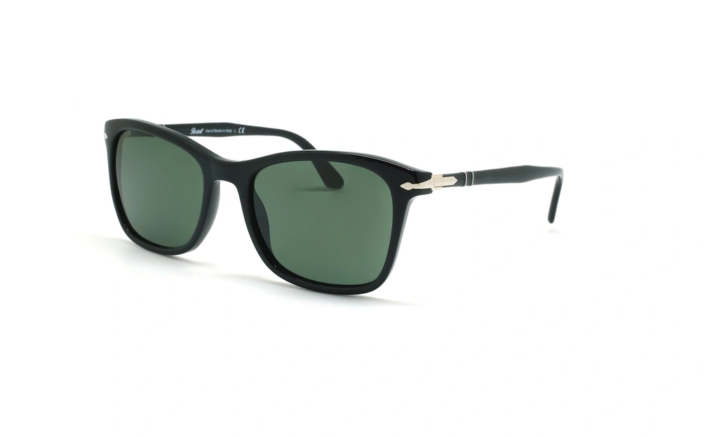 عینک آفتابی مربعی پرسول - Persol PO3192S - مشکی - عکاسی وحدت - زاویه سه رخ 