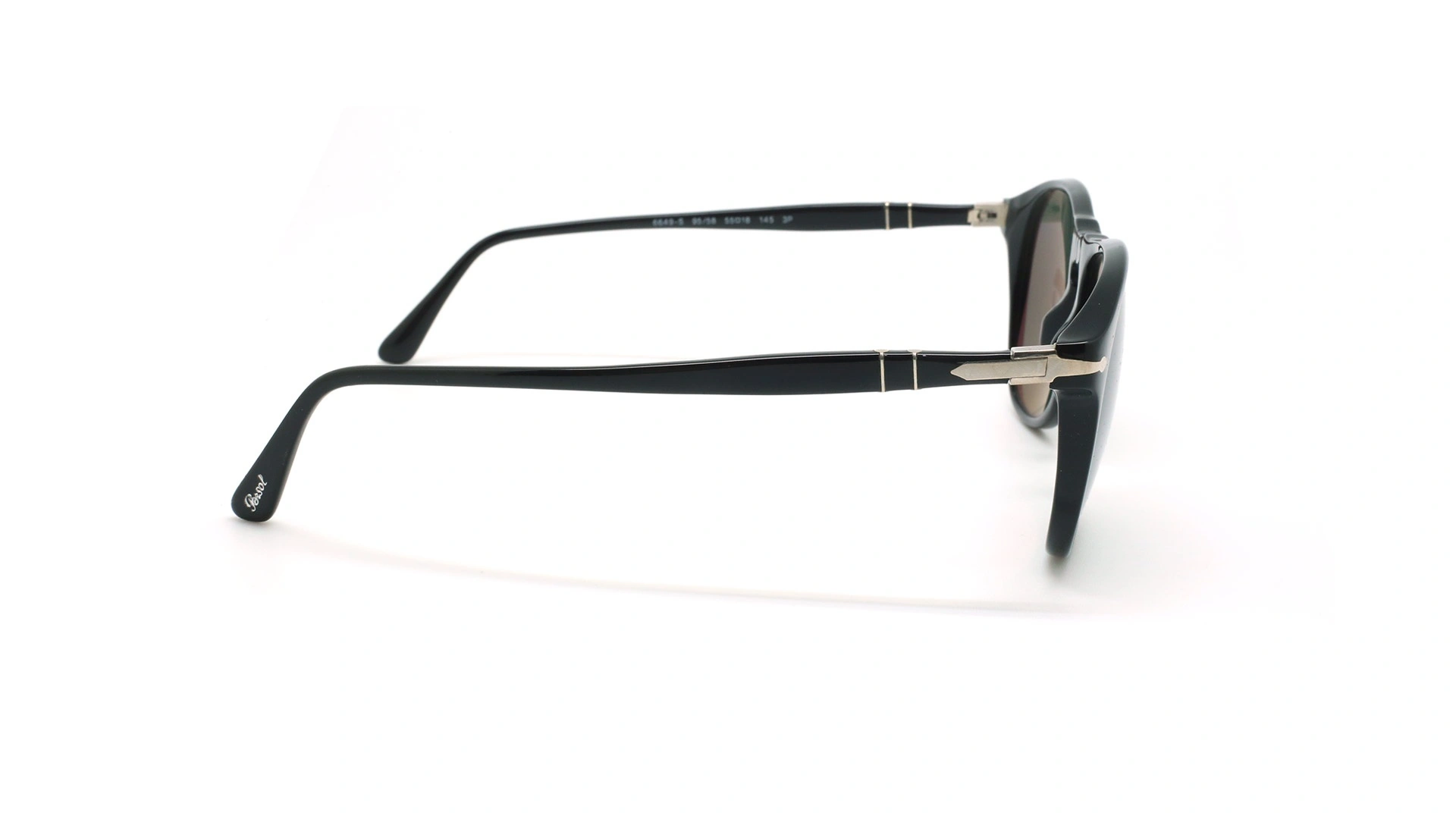عینک آفتابی پولاریزه پرسول - Persol Polarized PO6649S - مشکی - عکاسی وحدت - زاویه کنار