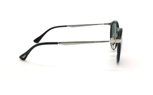 عینک آفتابی پلاریزه پرسول - Persol Calligrapher PO3166S - مشکی نقره ای - عکاسی وحدت - زاوی کنار