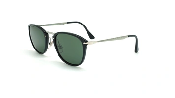 عینک آفتابی مربعی پرسول - Persol Calligrapher PO3165S - مشکی - عکاسی وحدت - زاویه سه رخ 