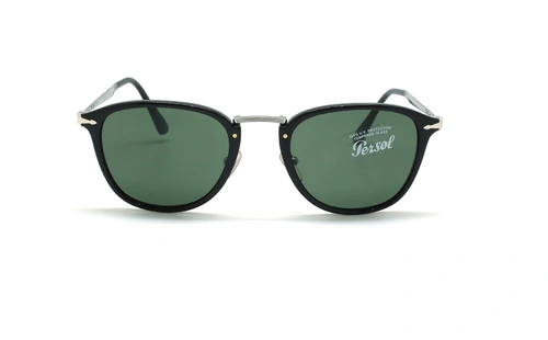 عینک آفتابی مربعی پرسول - Persol Calligrapher PO3165S - مشکی - عکاسی وحدت - زاویه روبرو