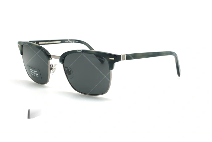 عینک آفتابی کلاب مستر ماریوس مورل Marius Morel 60020M- مشکی قهوه ای لاکپشتی - عکاسی وحدت - زاویه سه رخ 