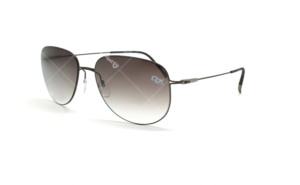 عینک آفتابی گرد سیلوئت - Silhouette Urban Sun 8693- آبی- عکس وحدت - زاویه سه رخ