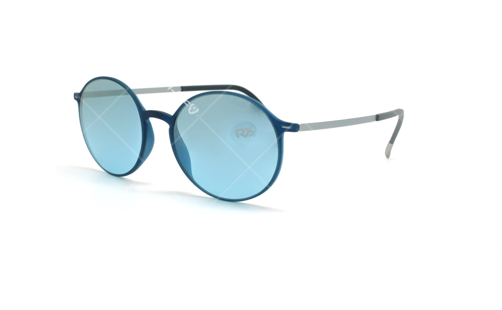 عینک آفتابی گرد سیلوئت - Silhouette Urban Sun 4075- آبی- عکس وحدت - زاویه سه رخ