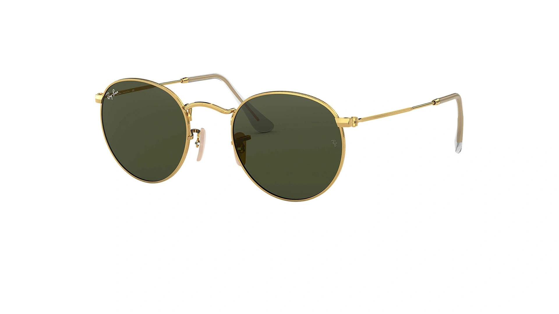 عینک آفتابی گرد ریبن - RAYBAN ROUND METAL RB3447N -عکس زاویه سه رخ