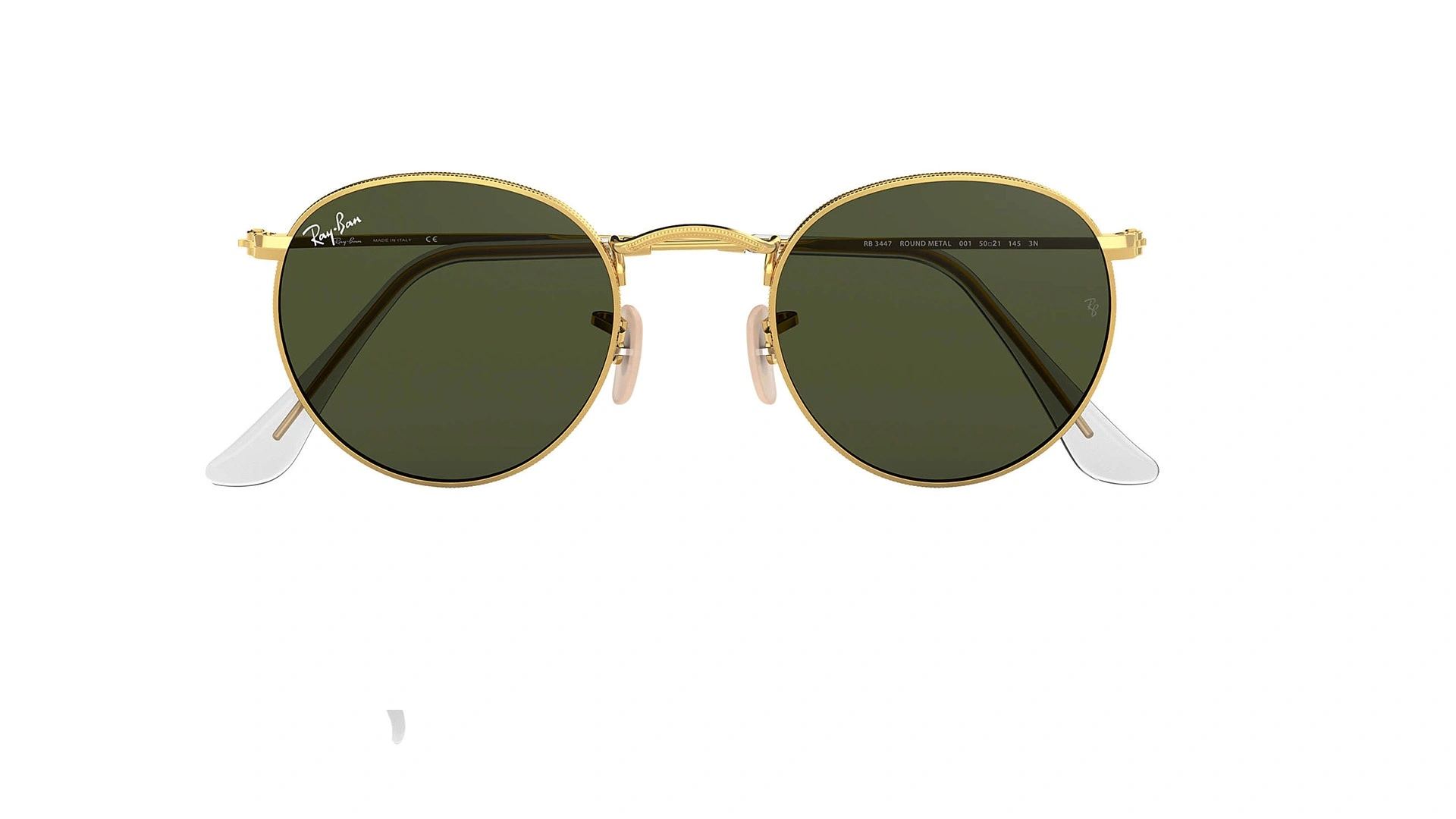 عینک آفتابی گرد ریبن - RAYBAN ROUND METAL RB3447N -عکس زاویه روبرو