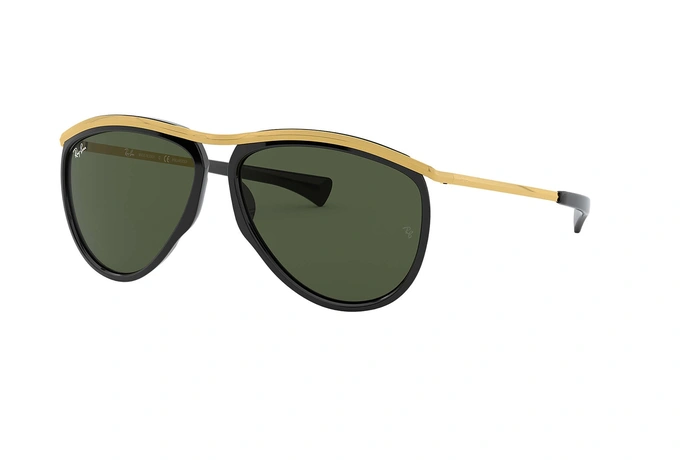 عینک آفتابی مدل خلبانی المپین ری بن - RAYBAN AVIATOR OLYMPIAN RB2219s - عکس زاویه سه رخ