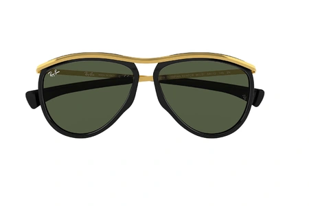 عینک آفتابی مدل خلبانی المپین ری بن - RAYBAN AVIATOR OLYMPIAN RB2219s - عکس زاویه روبرو