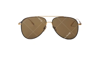 عینک آفتابی خلبانی مون بلان - MONTBLANC MB0078 - عکاسی وحدت - عکس زاویه روبرو