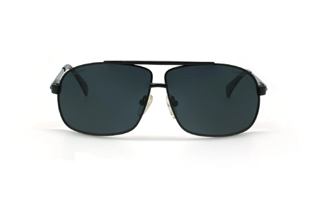 عینک آفتابی خلبانی لوکا - LUCA 1140 - رنگ مشکی- عکاسی وحدت - عکس زاویه روبرو