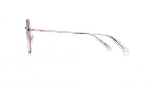 عینک آفتابی چند ضلعی بولون - BOLON BL7087 - رنگ طلایی  عدسی ابی - اپتیک وحدت - عکس زاویه کنار