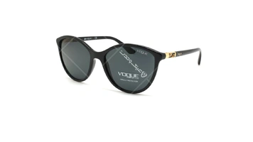 عینک آفتابی گربه ای وگ - VOGUE VO5165S - رنگ مشکی - عکاسی وحدت - عکس زاویه سه رخ