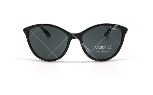 عینک آفتابی گربه ای وگ - VOGUE VO5165S - رنگ مشکی - عکاسی وحدت - عکس زاویه روبرو