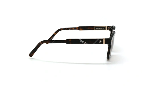 عینک آفتابی ویفیرر مون بلان - MONTBLANC WAFARER MB693- قهوه ای هاوانا - عکاسی وحدت اپتیک - عکس زاویه کنار