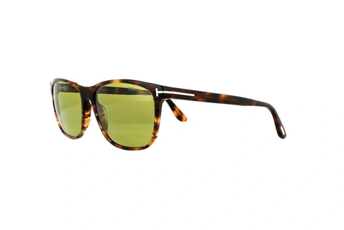 عینک آفتابی تام فورد - TOMFORD TF629 - قهوه ای هاوانا - اپتیک وحدت - عکس زاویه سه رخ