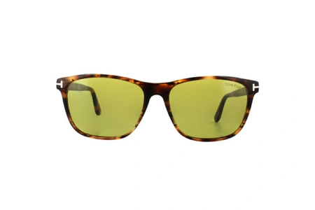 عینک آفتابی تام فورد - TOMFORD TF629 - قهوه ای هاوانا - اپتیک وحدت - عکس زاویه روبرو