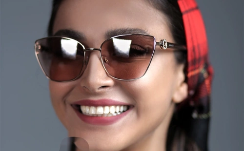 عینک گربه ای فلزی سواروسکی  -SWAROVSKI SW167
