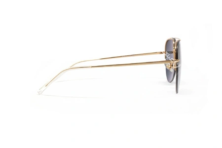 عینک مدل خلبانی بولون - BOLON7027- رنک طلایی و مشکی- عکاسی وحدت-عکس زاویه کنار