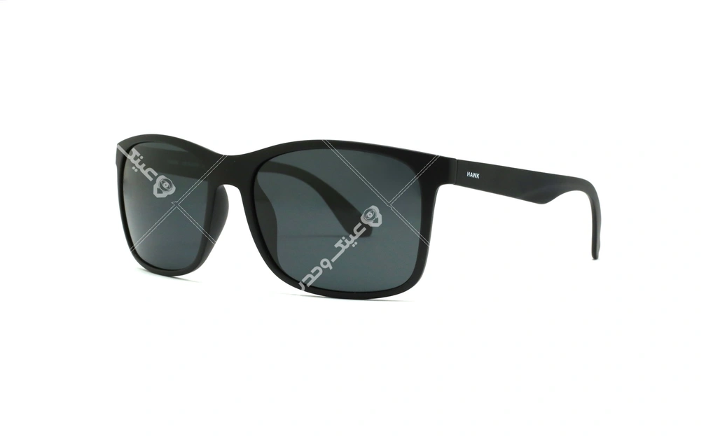 عینک مربعی آفتابی هاوک HAWK HW1712 - عکاسی وحدت - عکس از سه رخ