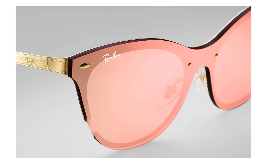 عینک آفتابی ری بن بلیز گربه ای -  RayBan RB3580N  Blaze Cat Eye
