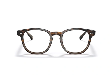 عینک طبی کائوچویی قهوه ای هاوانا ساخت ژاپن اولیور پلیپلز - زاویه روبرو