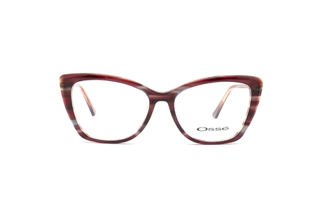 عینک طبی زنانه گربه ای کائوچویی اوسه - OSSE OS13103 - عکس از زاویه روبه رو
