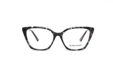 عینک طبی زنانه گربه ای کائوچویی اوسه - OSSE OS13101 - عکس از زاویه روبه رو