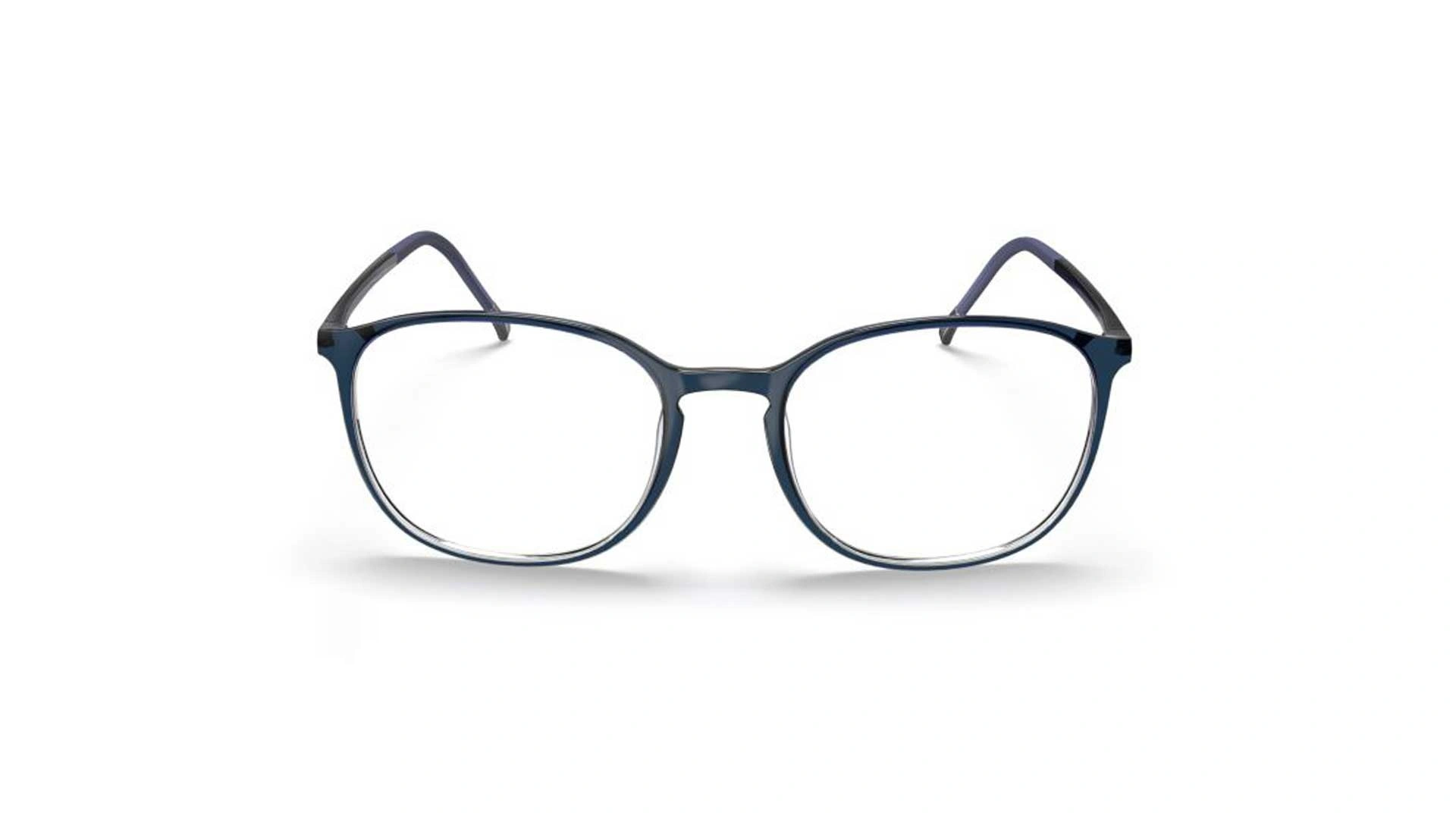 عینک طبی مربعی سیلوئت Silhouette SPX ILLUSION 2935 رنگ آبی -روبرو