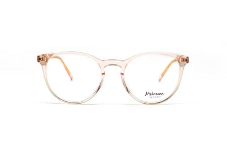 عینک طبی گربه‌ای هیکمن با بدنه شیشه‌ای شامپاینی - روبرو