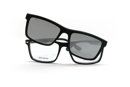 عینک طبی مردانه پلیس با رویه آفتابی پلاریزه - POLICE BEYOND LITE3 UPLF74M - UPLF74M 1GPP