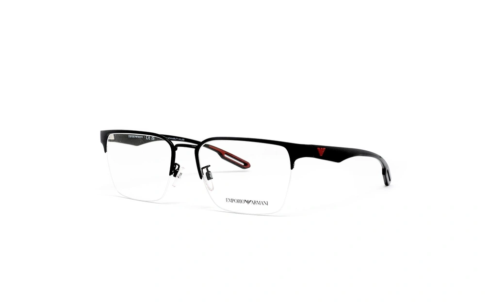 عینک طبی مربعی امپریو آرمانی Emporio Armani EA1137 رنگ مشکی - عکاسی وحدت - زاویه سه رخ 